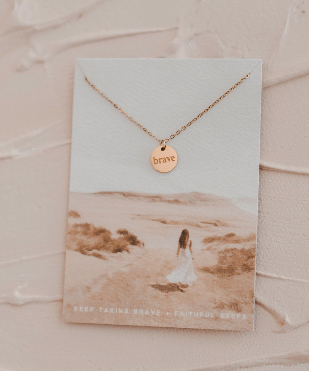 Brave Disc Necklace