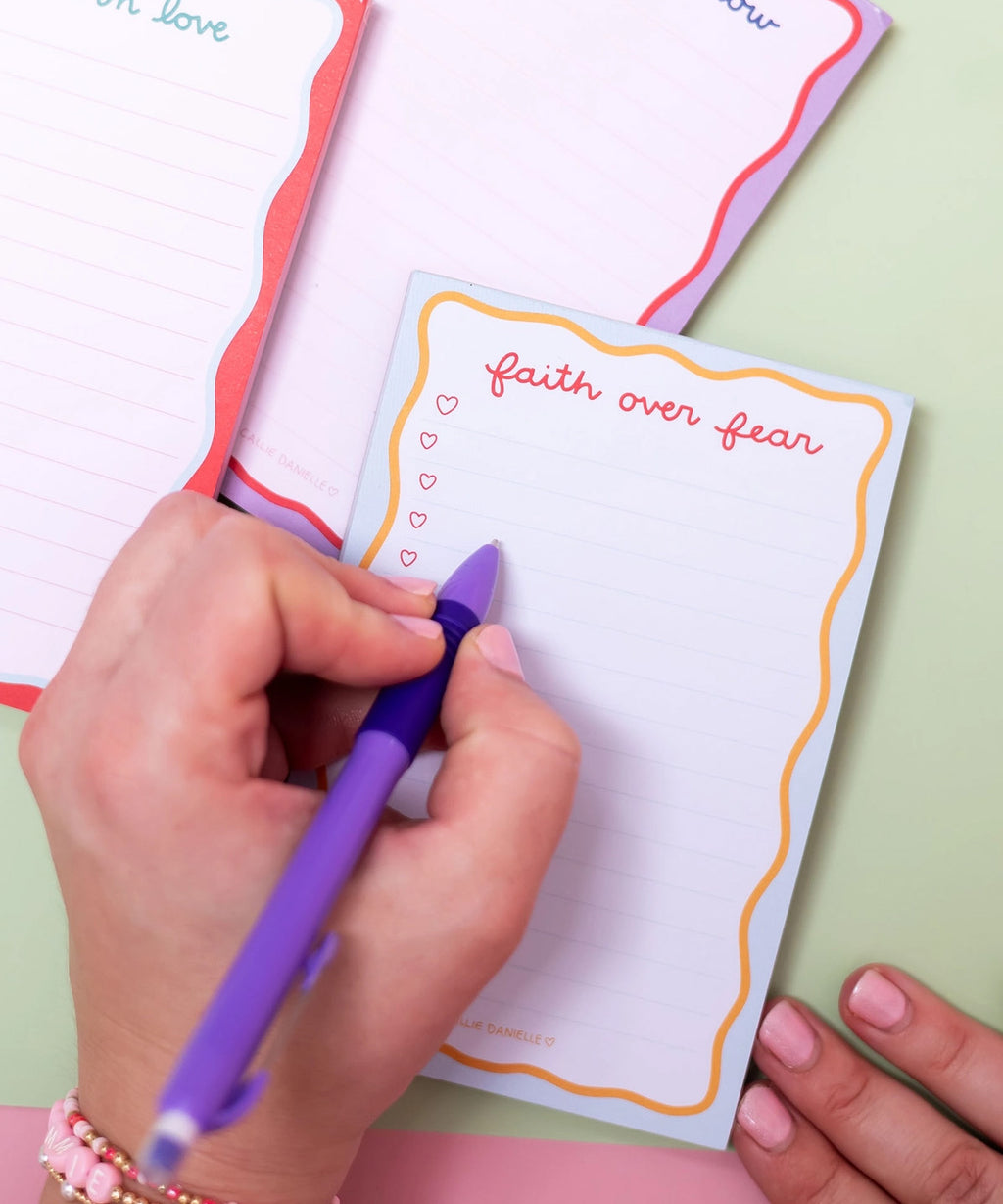 Faith Over Fear Notepad