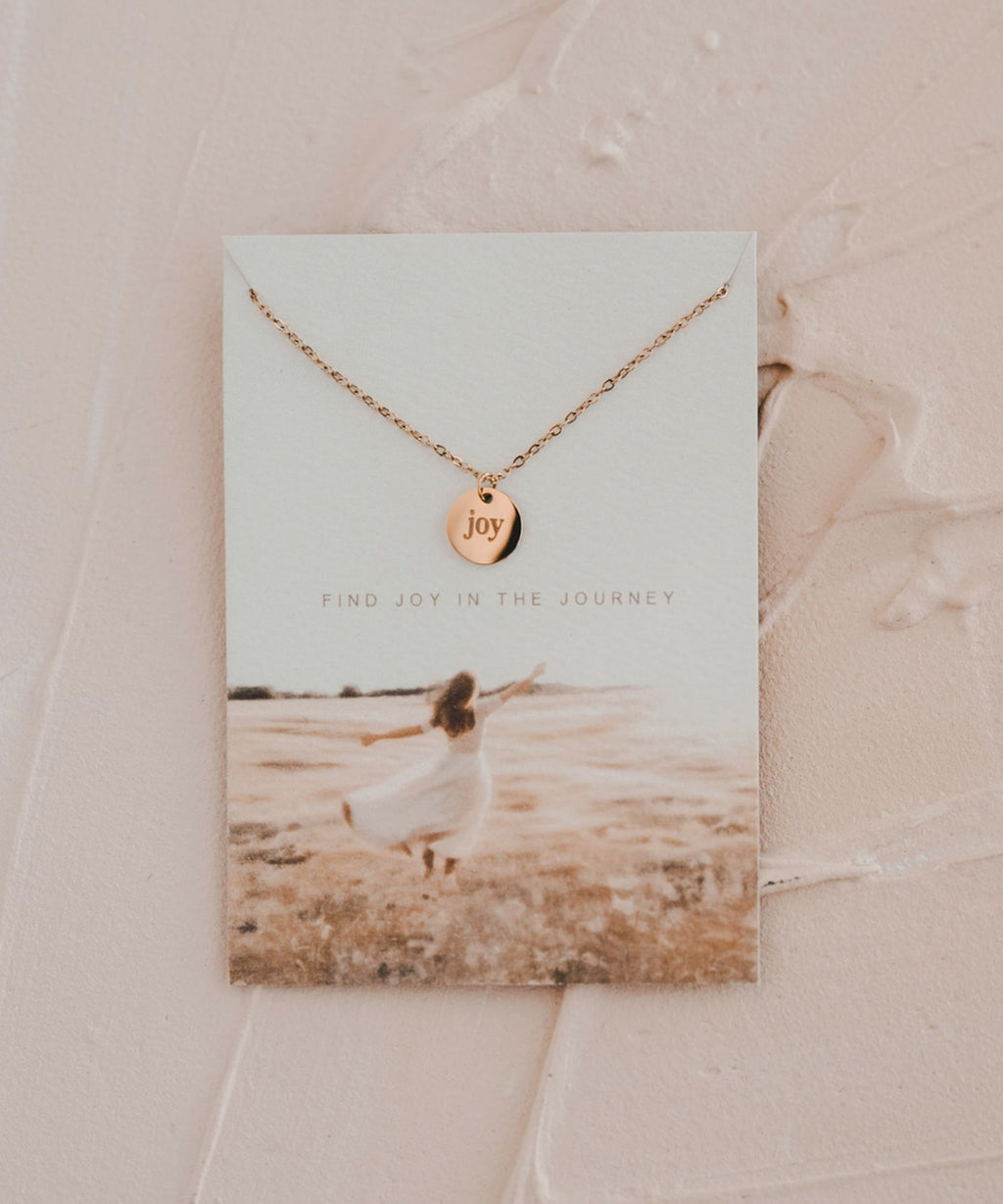 Joy Disc Necklace