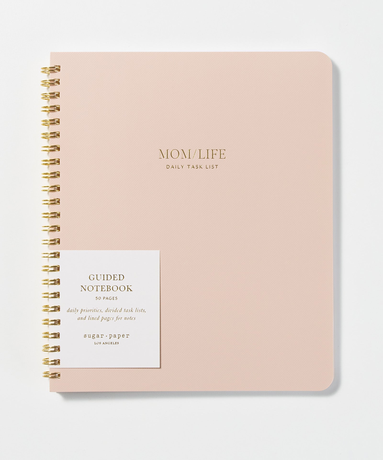 Mom/Life Spiral Notebook, Guided Notebook