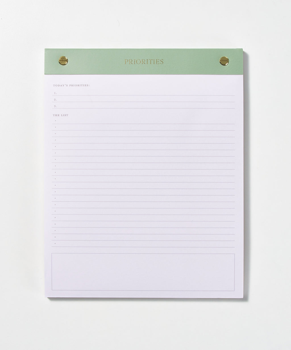 Priorities Guided Notepad