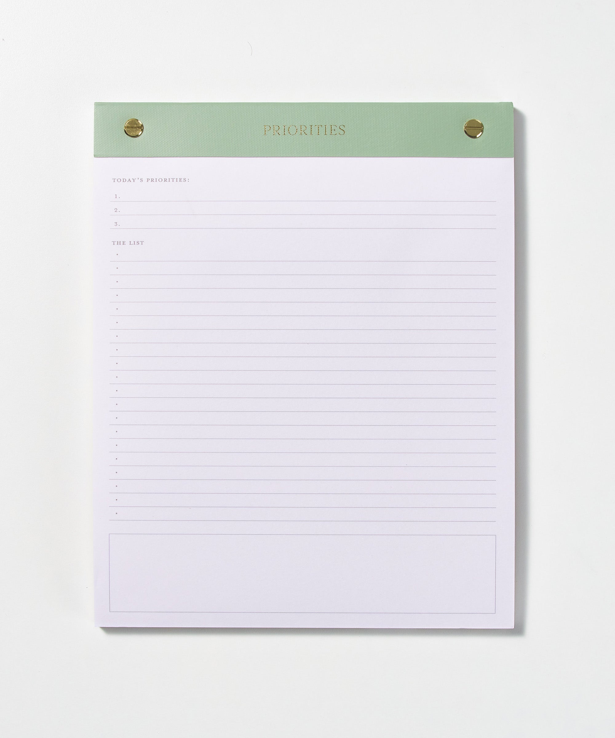 Priorities Guided Notepad