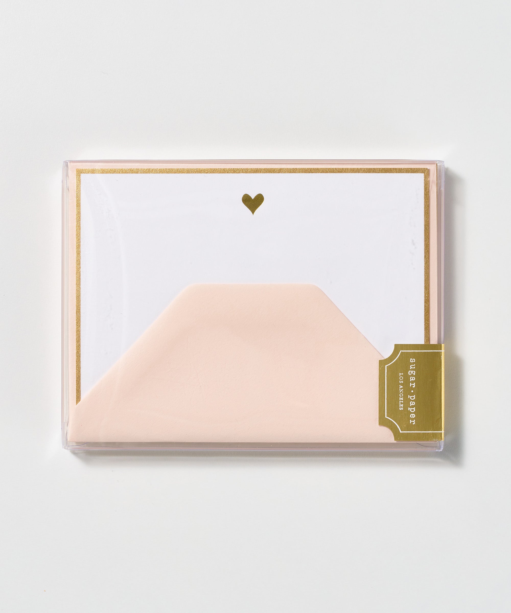Gold Heart Noteset