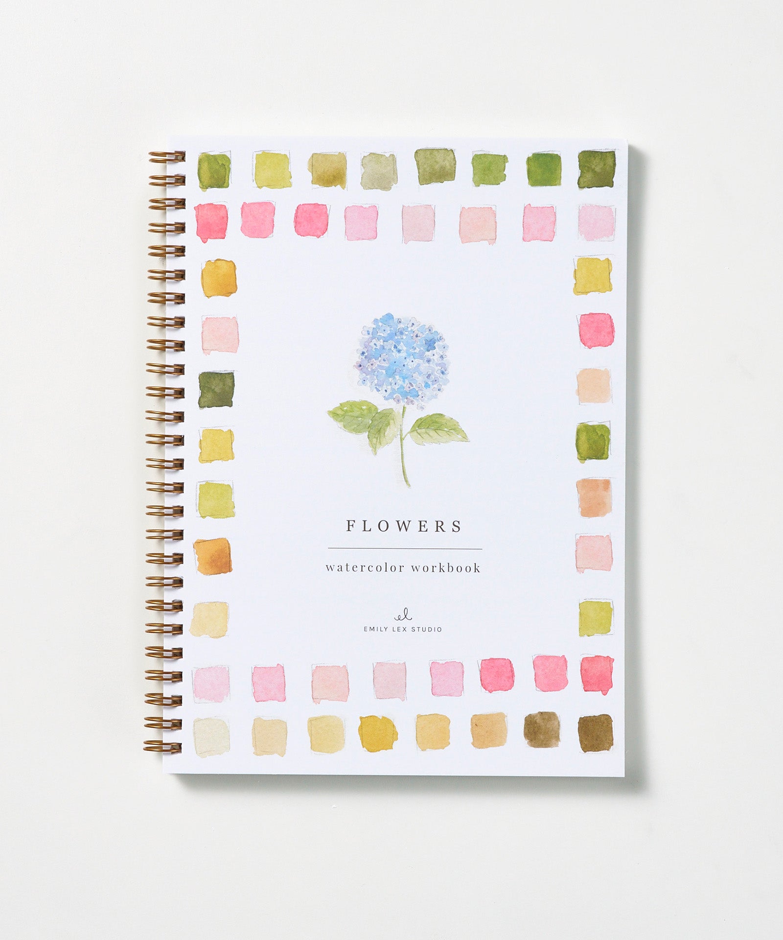 Flowers Watercolor Workbook