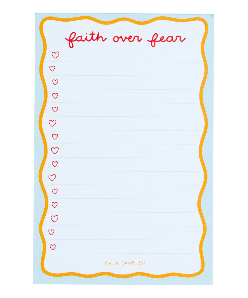 Faith Over Fear Notepad