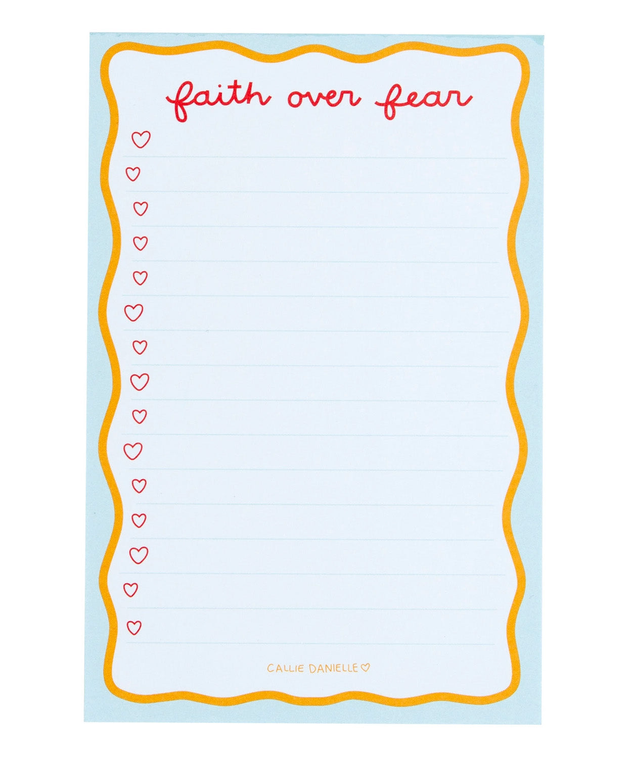 Faith Over Fear Notepad
