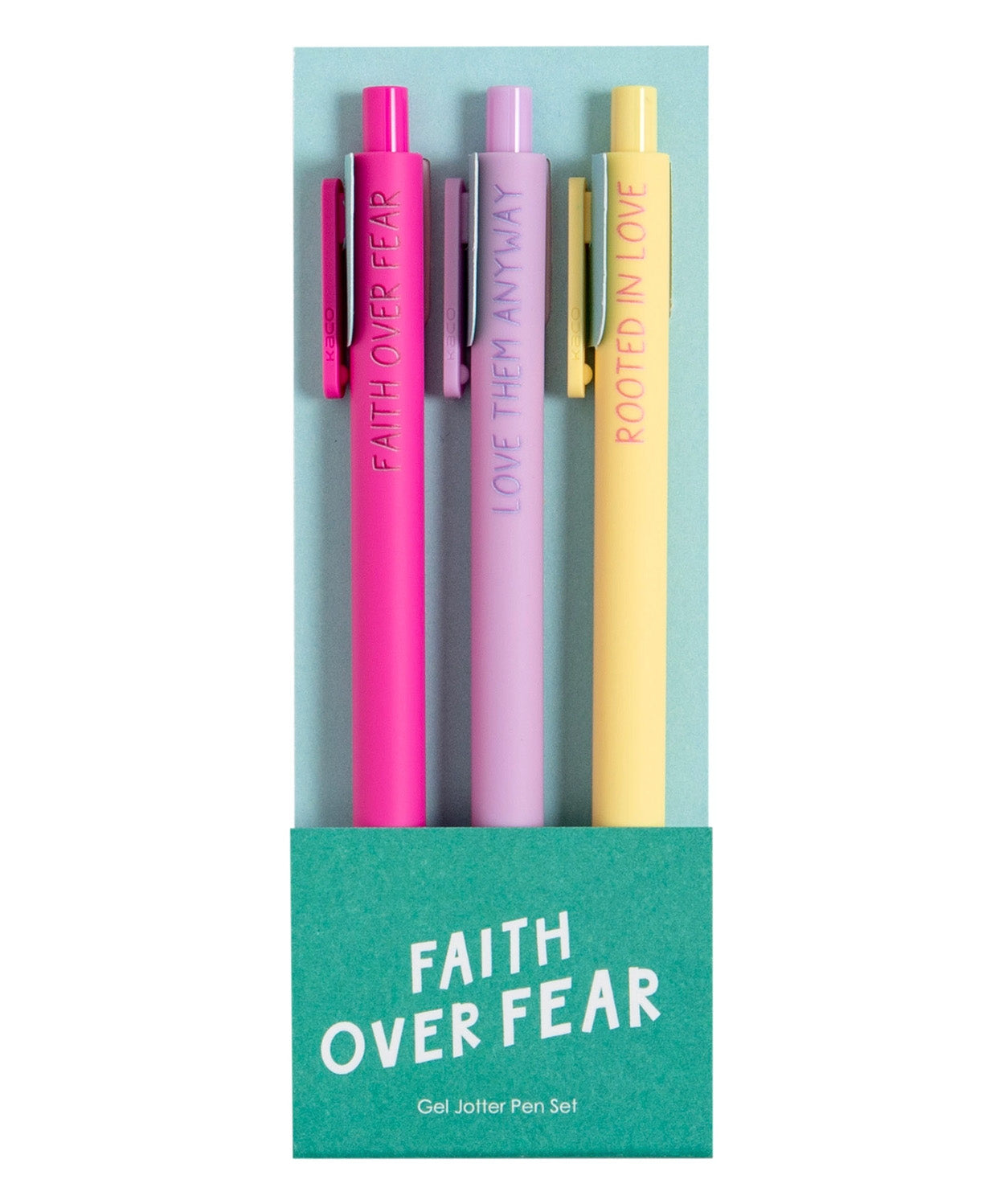 Faith Over Fear Pen Set