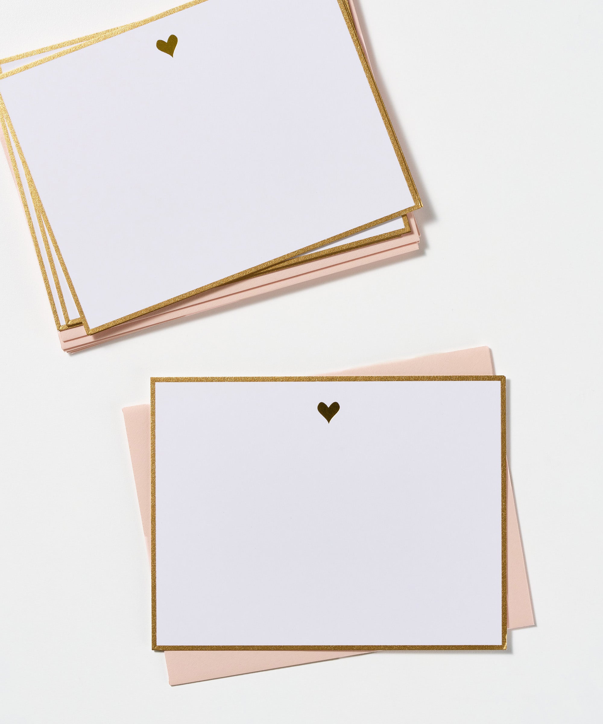 Gold Heart Noteset