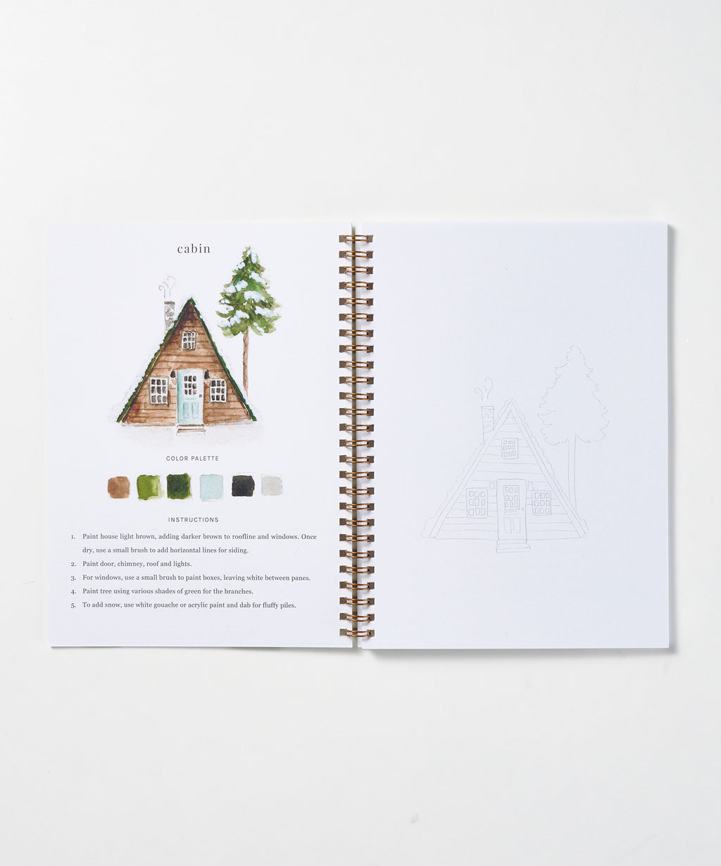Winter Watercolor Workbook