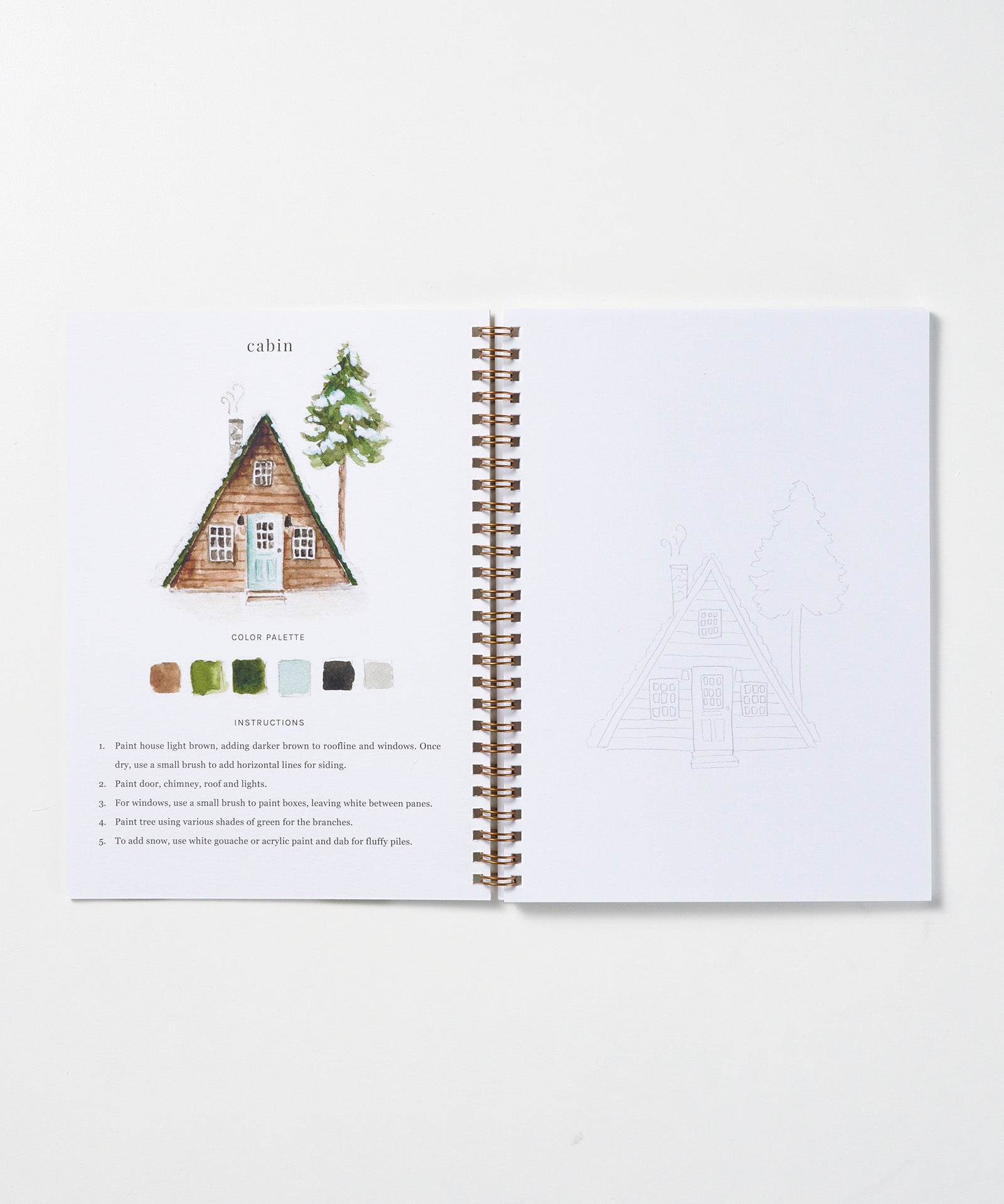 Winter Watercolor Workbook
