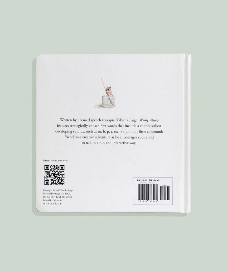Wishy Washy: A Board Book of First Words and Colors