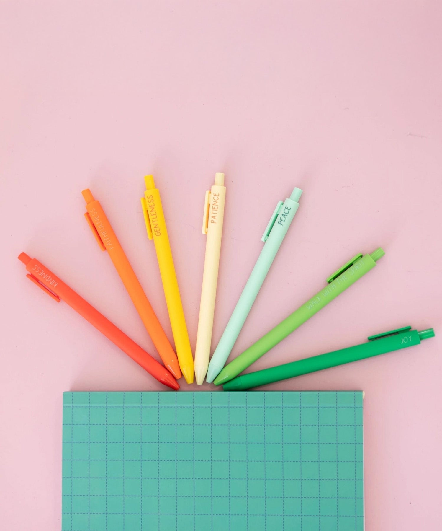 Fruits of the Spirit Faith-Inspired Pen Set of 12
