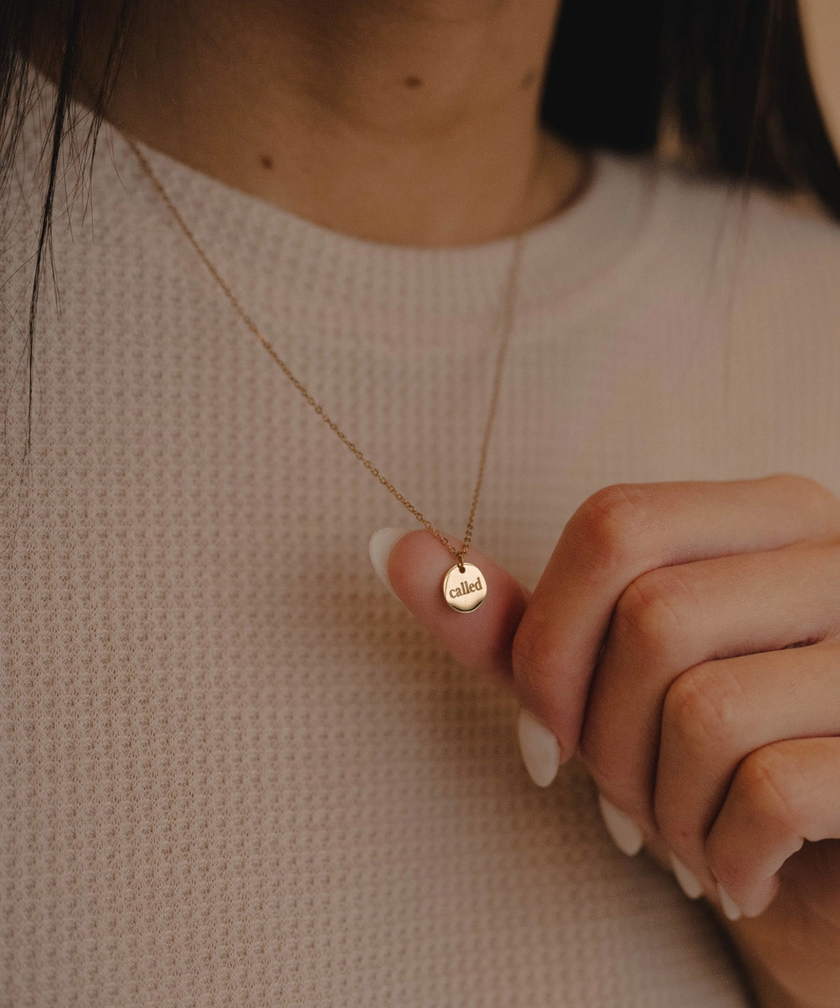 Called Disc Necklace