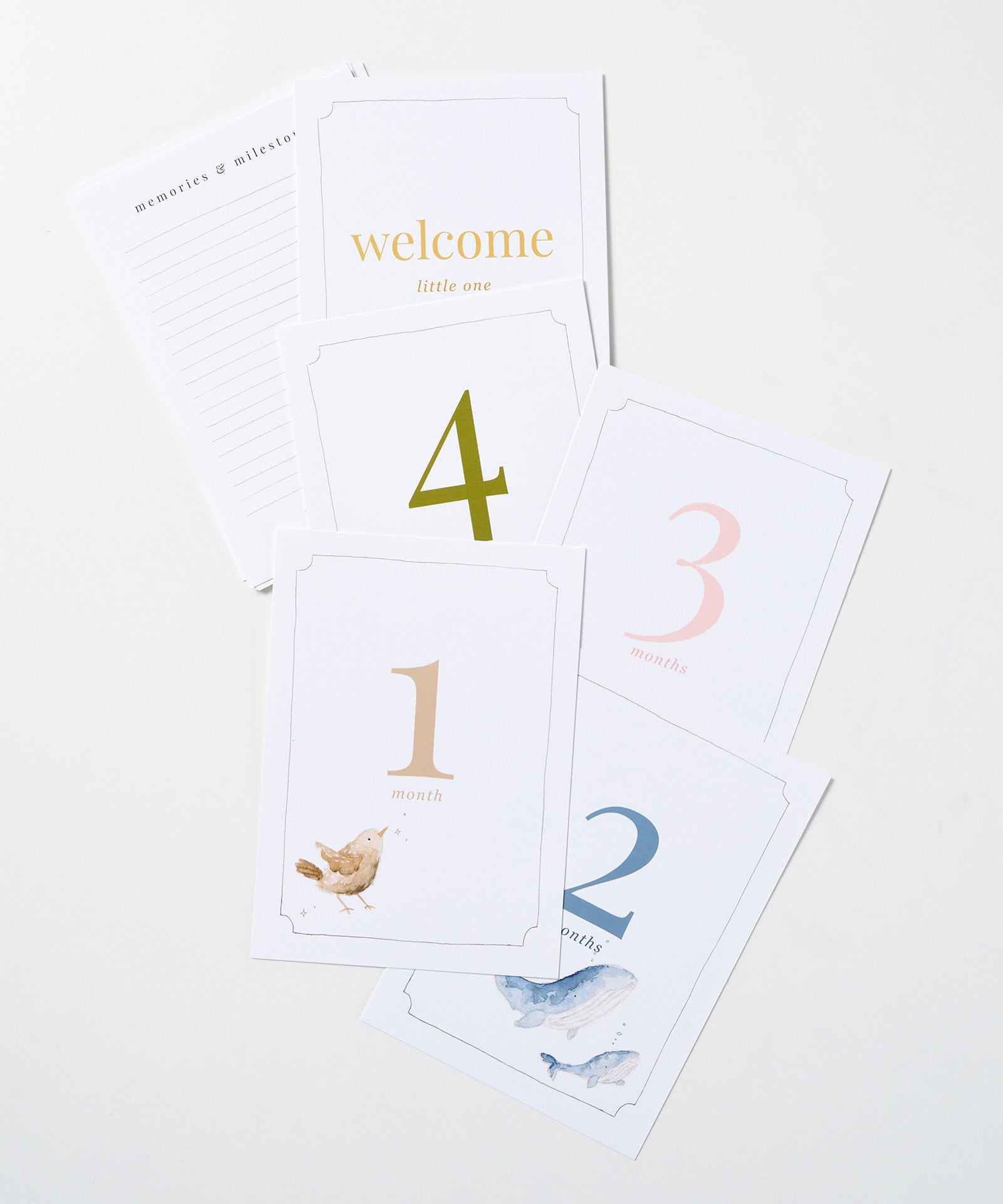 Baby Milestone Cards