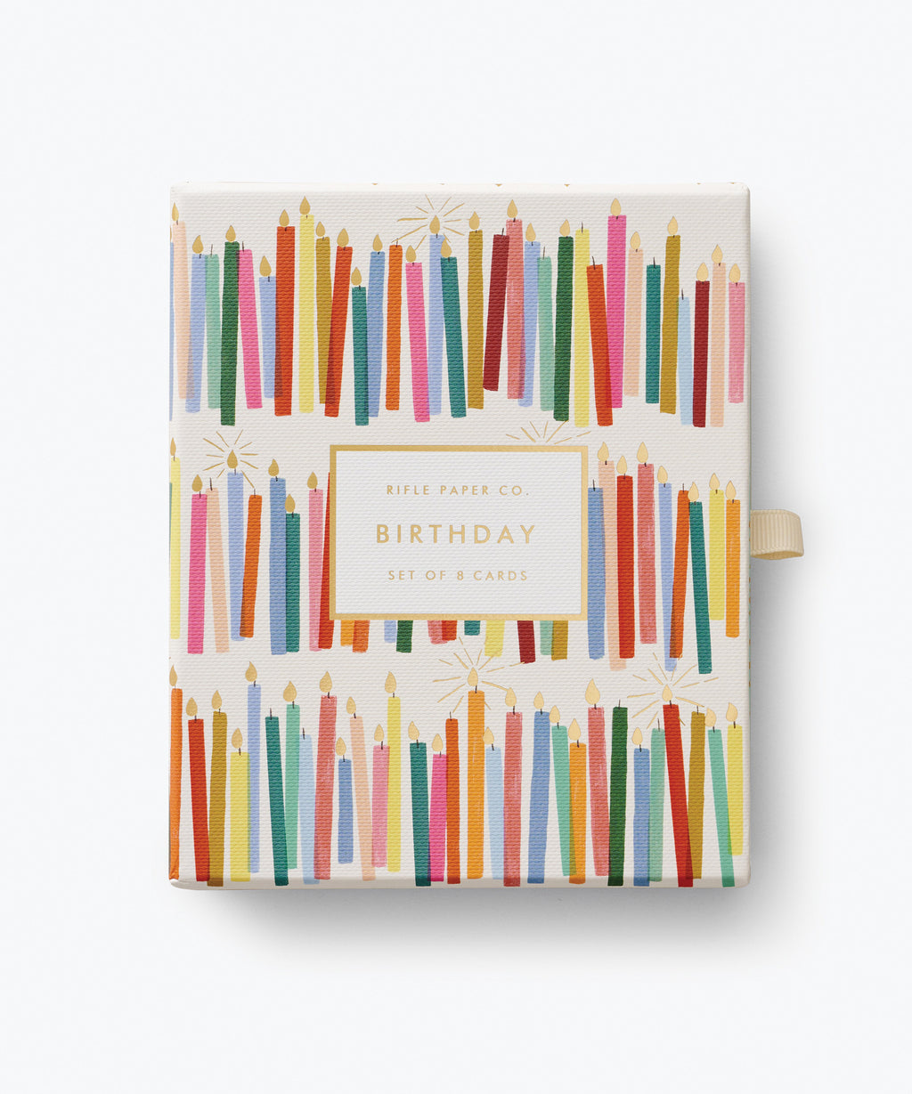 Birthday Candles Keepsake Card Box