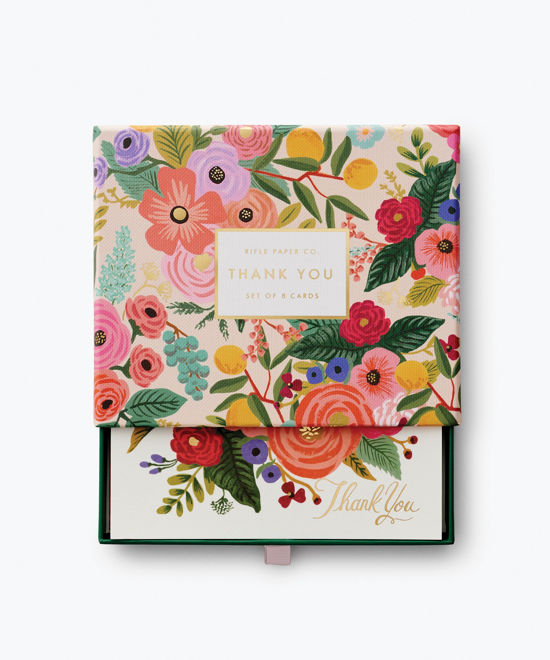 Garden Party Thank You Keepsake Card Box