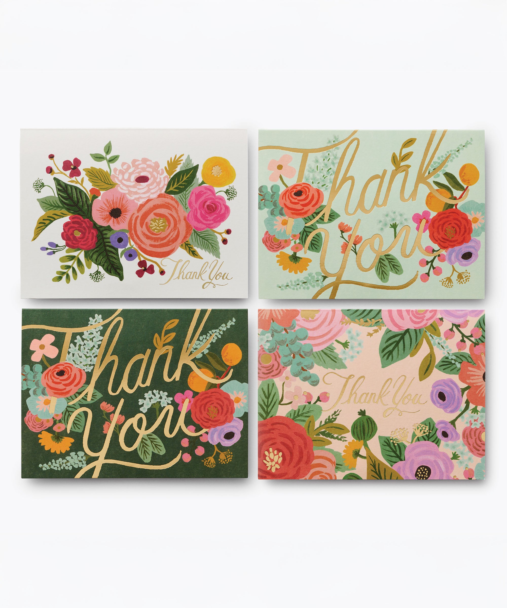 Garden Party Thank You Keepsake Card Box
