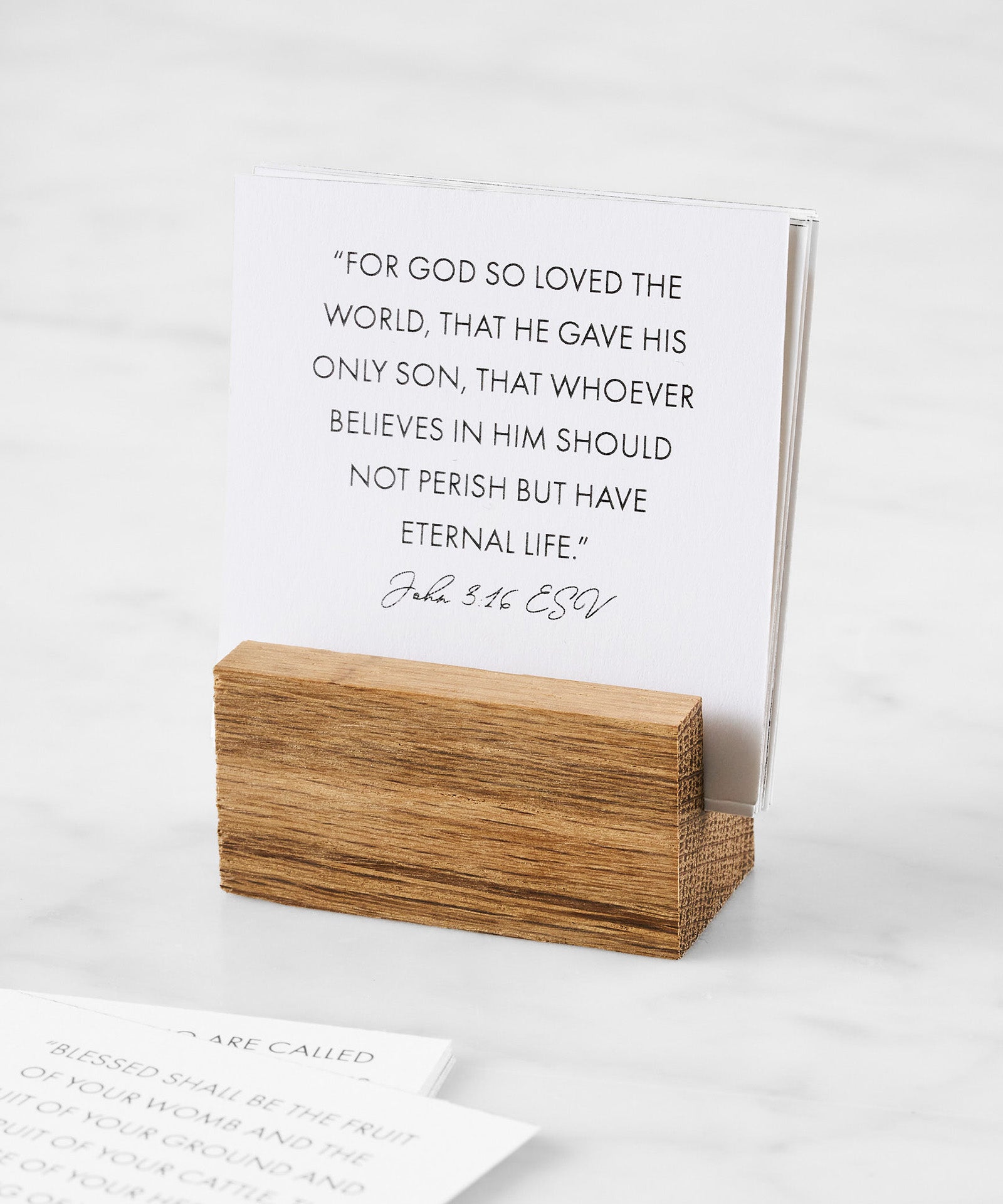 Bible Verse Cards and Stand