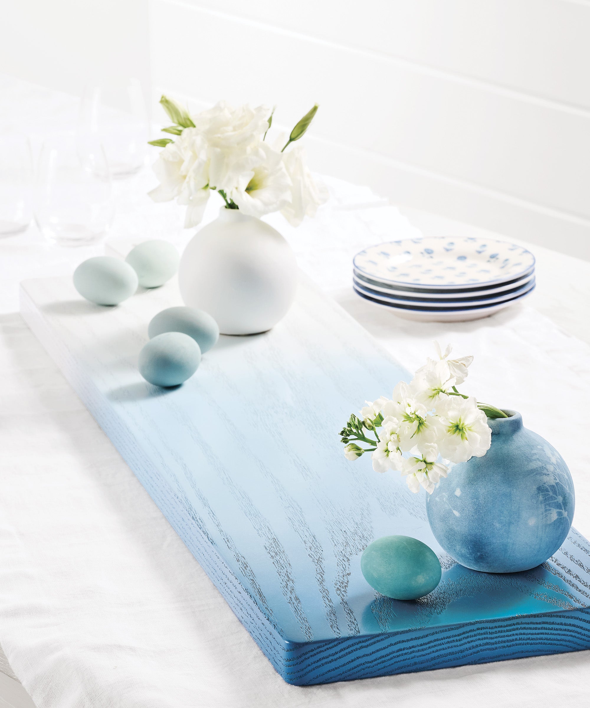 Life:Beautiful Aronson Woodworks Blue Ombre Board