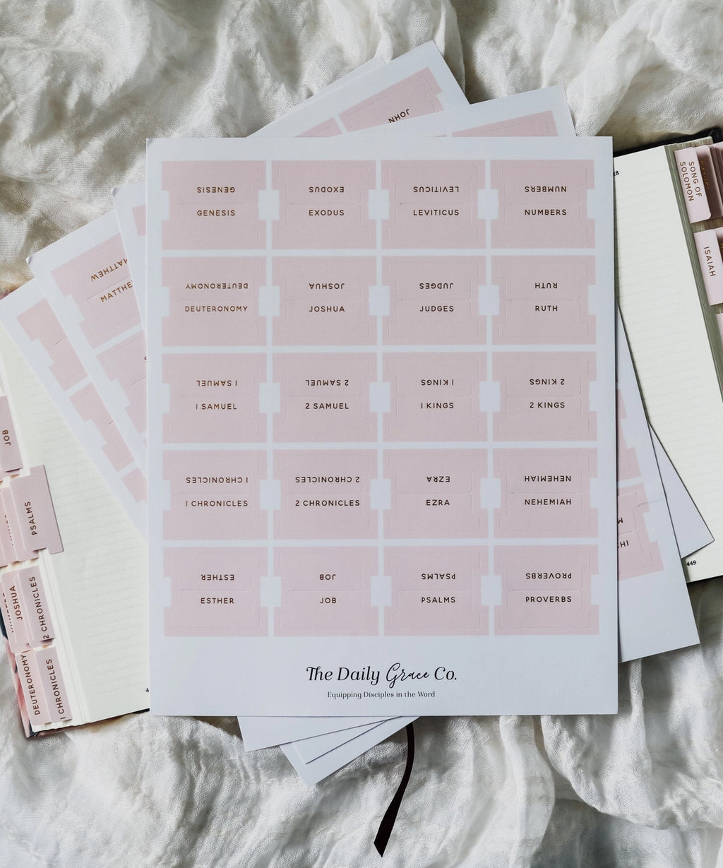 Blush Bible Tabs