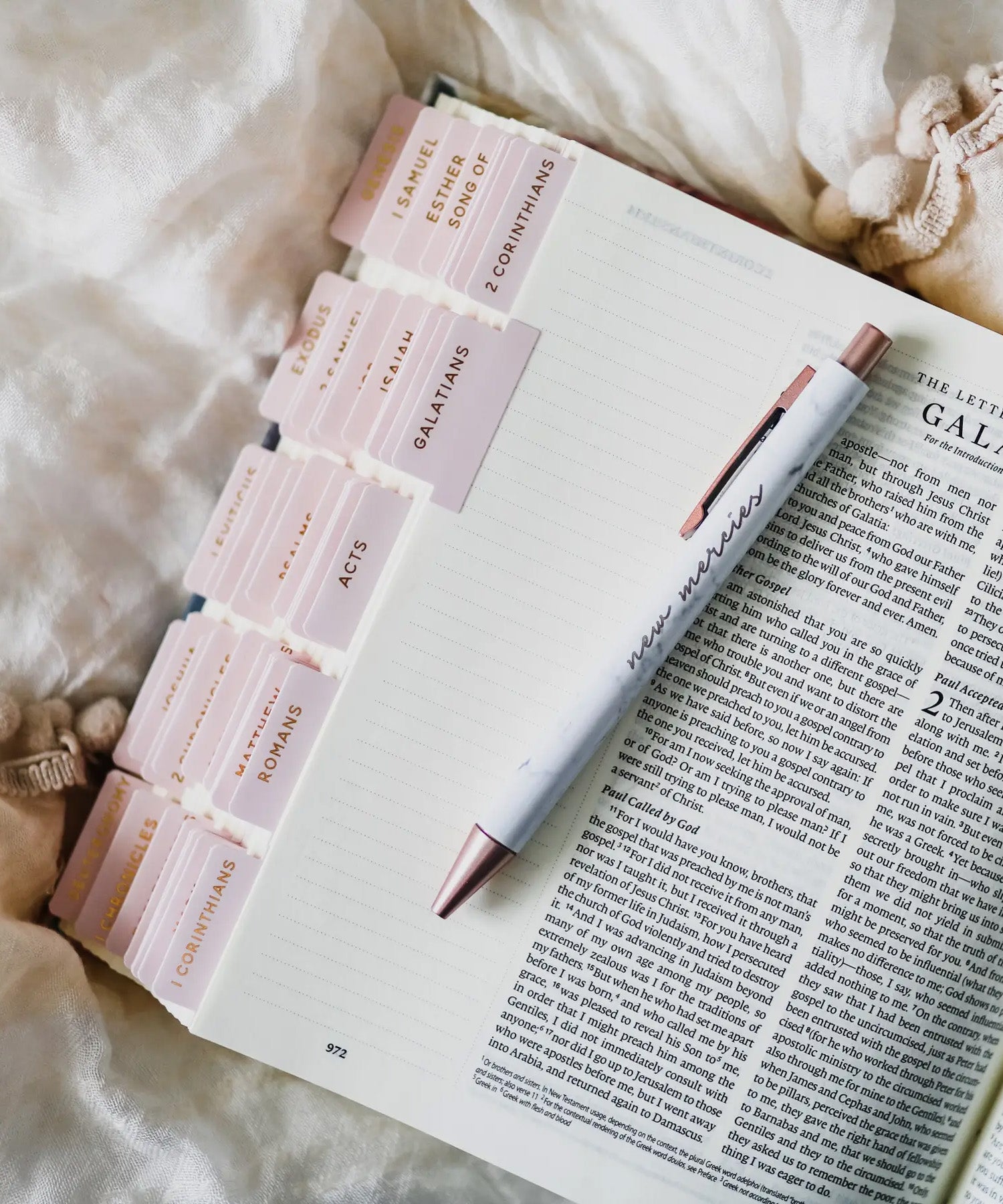 Blush Bible Tabs