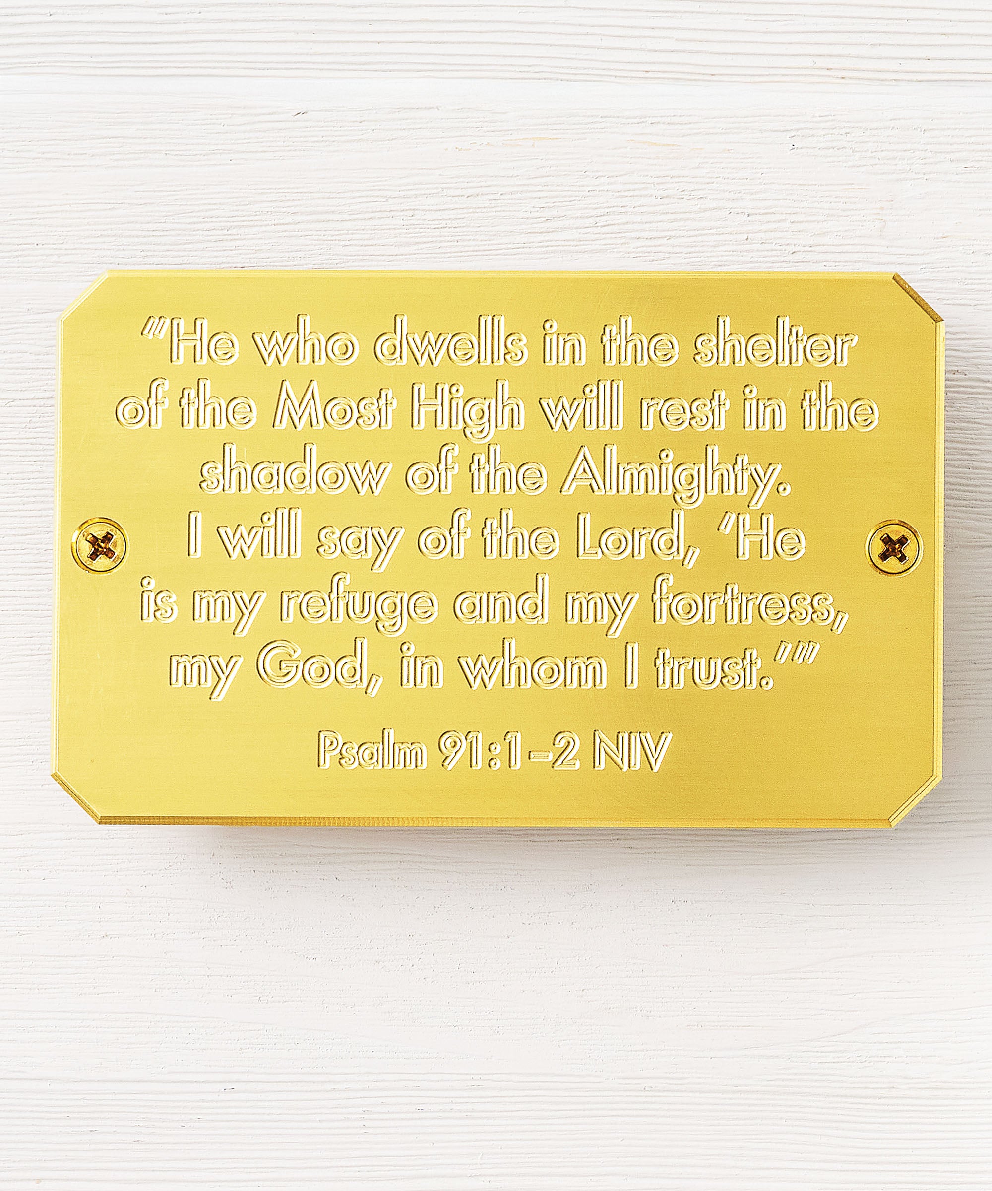 Herrco Architectural Brass Plate