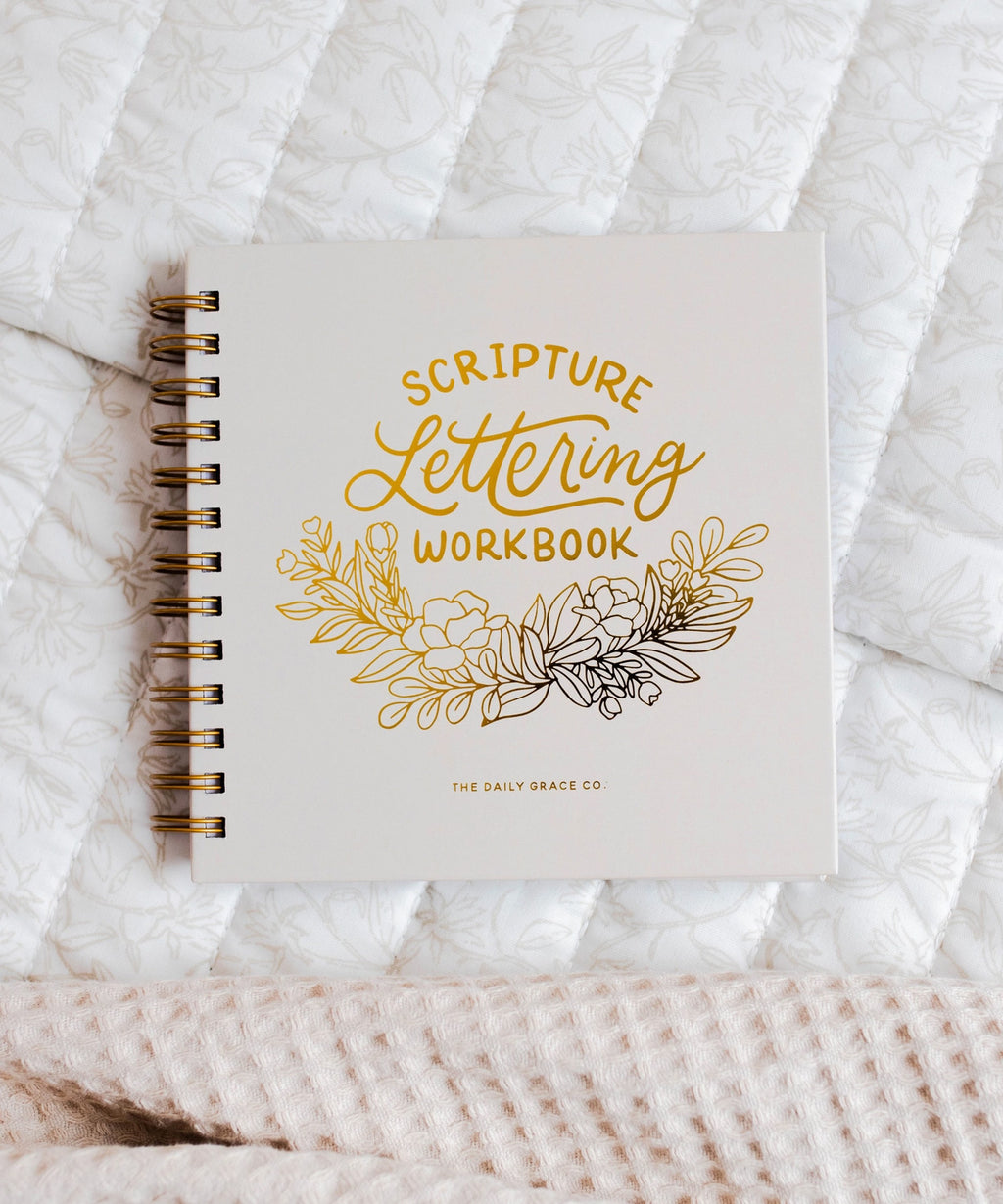 Daily Grace Scripture Lettering Workbook