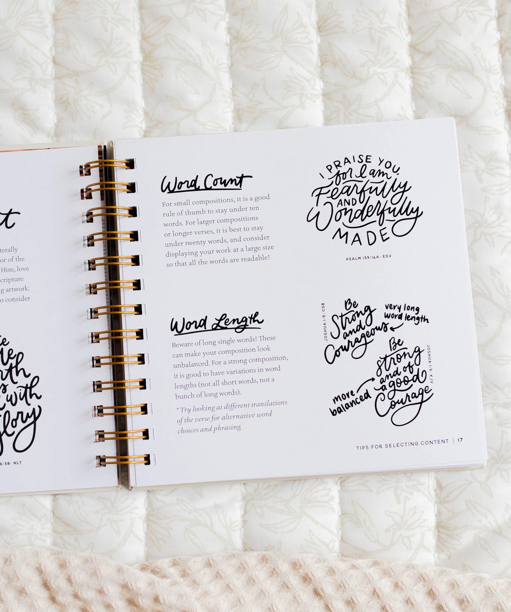 Daily Grace Scripture Lettering Workbook