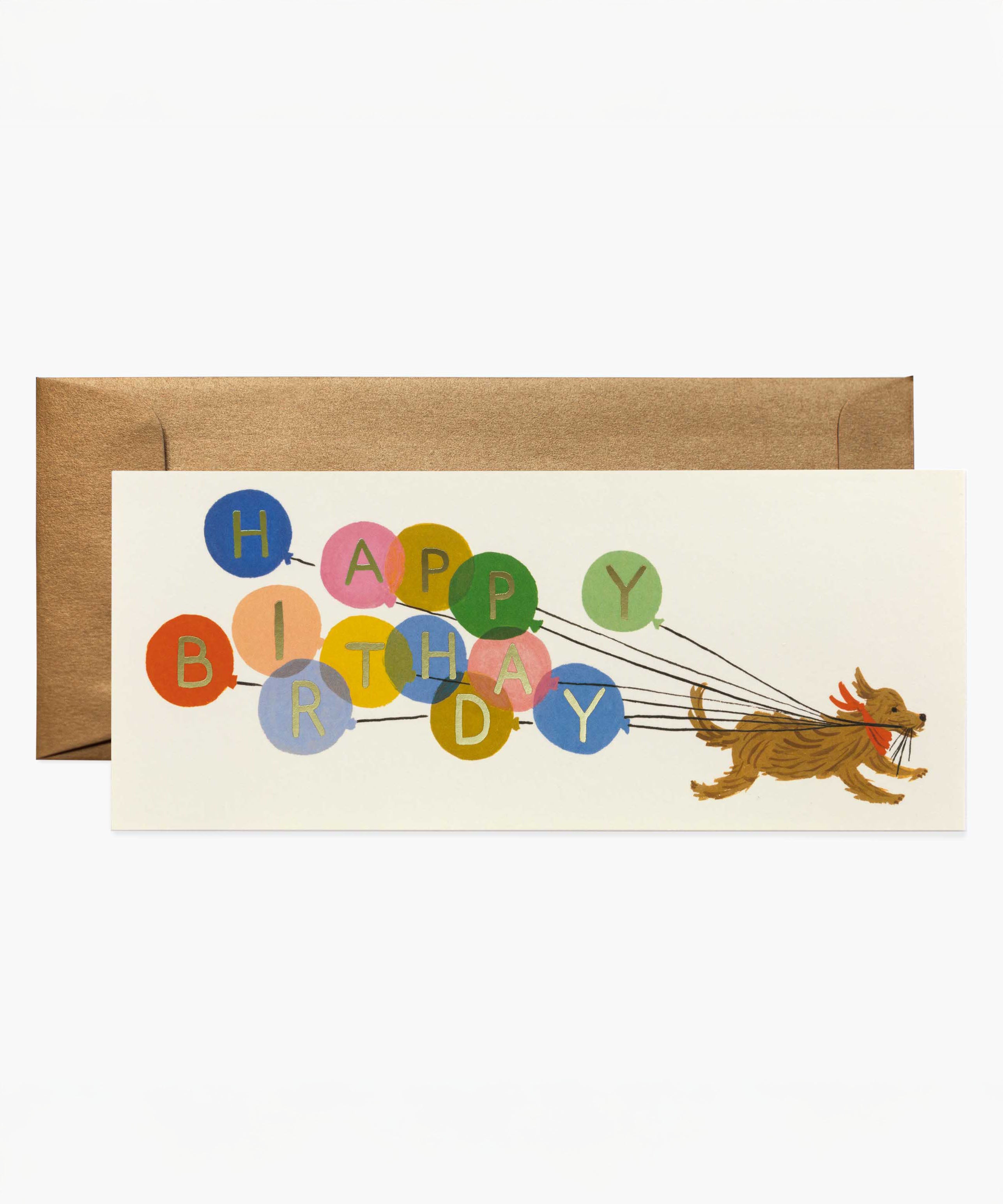 Balloon Birthday No. 10 Card