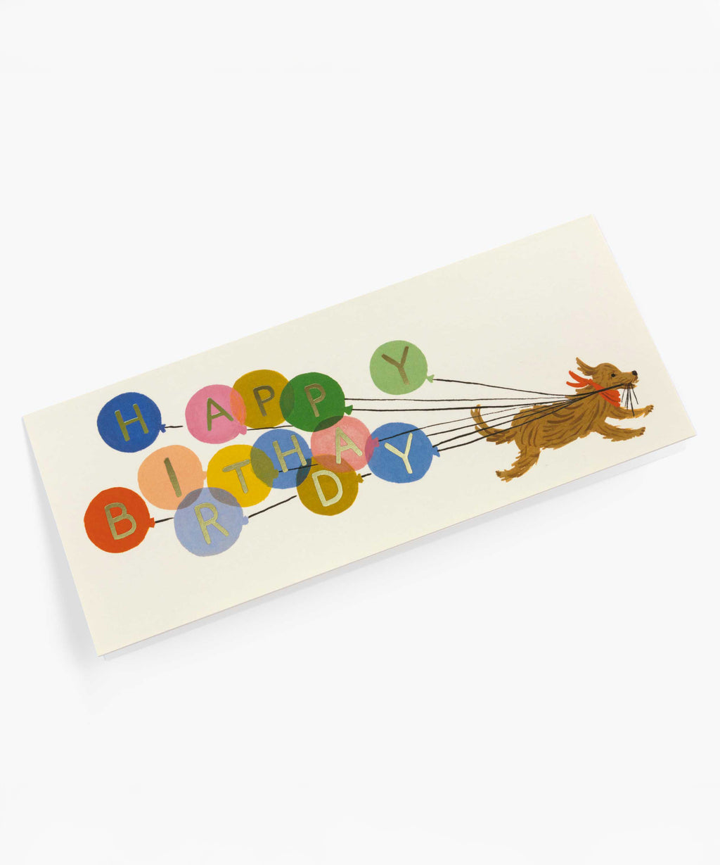 Balloon Birthday No. 10 Card