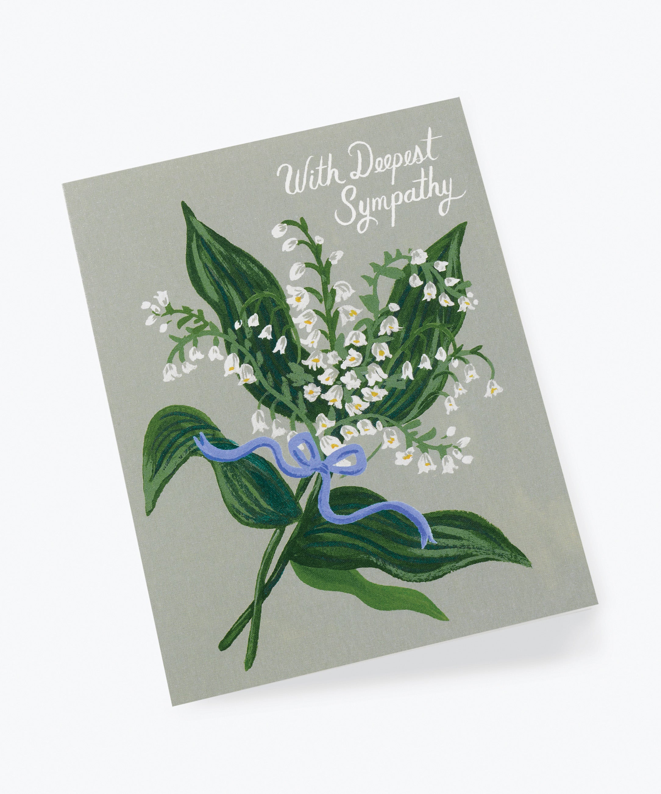 Lily of the Valley Sympathy Card