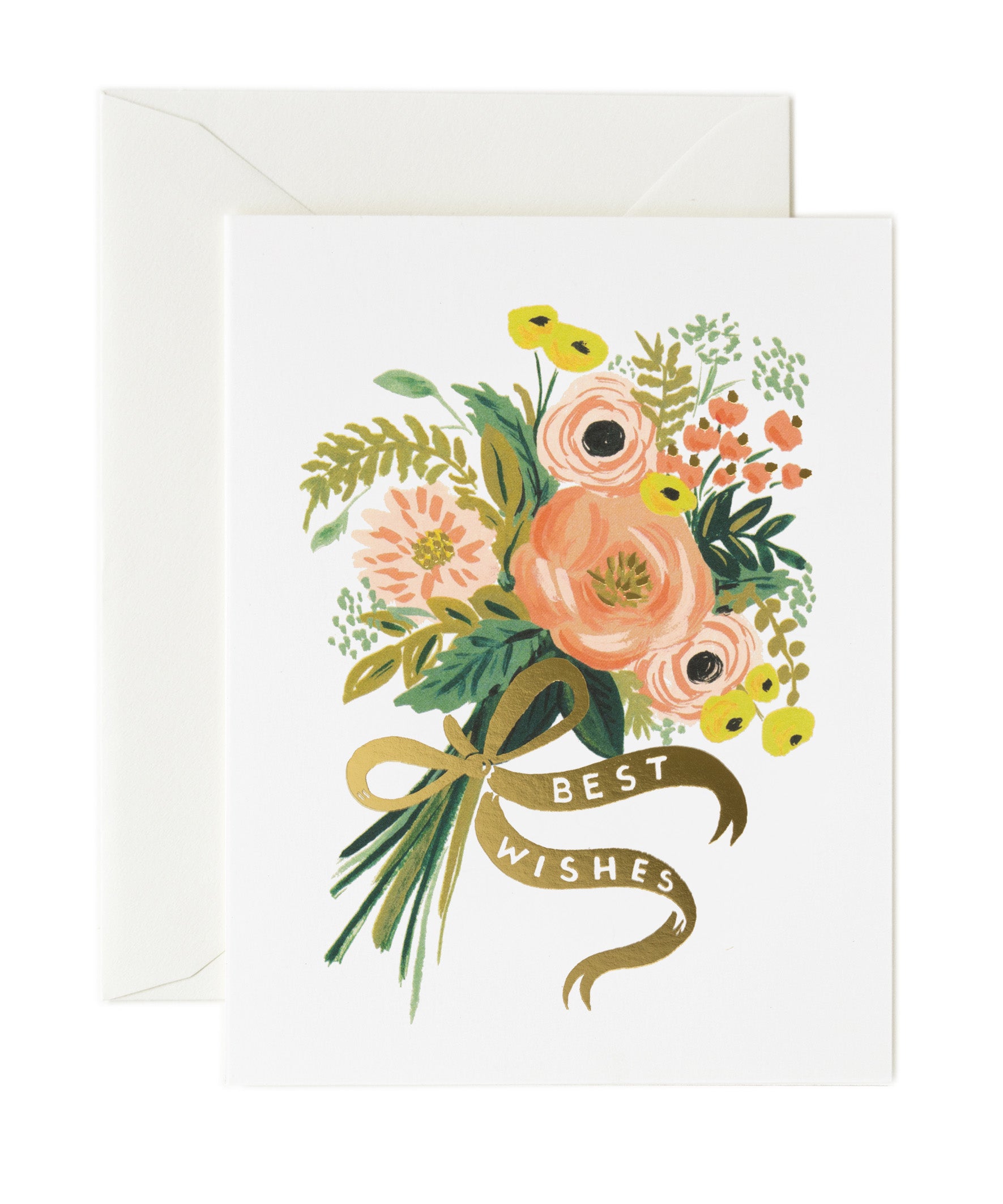 Best Wishes Bouquet Card
