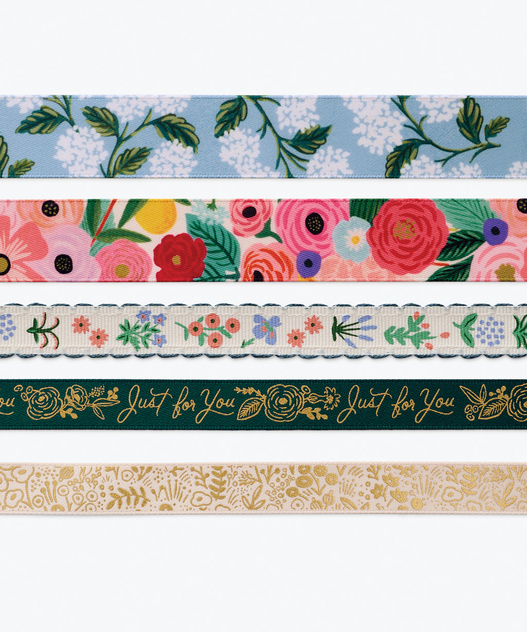 Garden Party Ribbon Set of 5