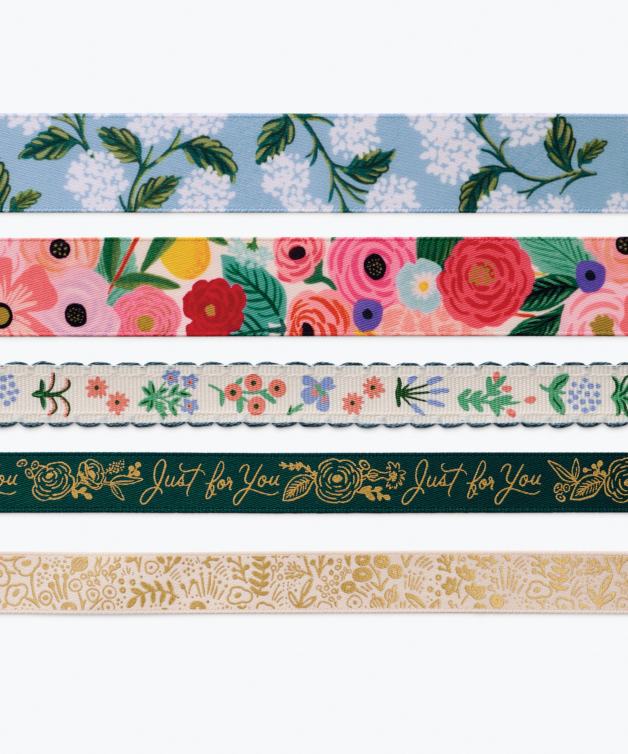 Garden Party Ribbon Set of 5