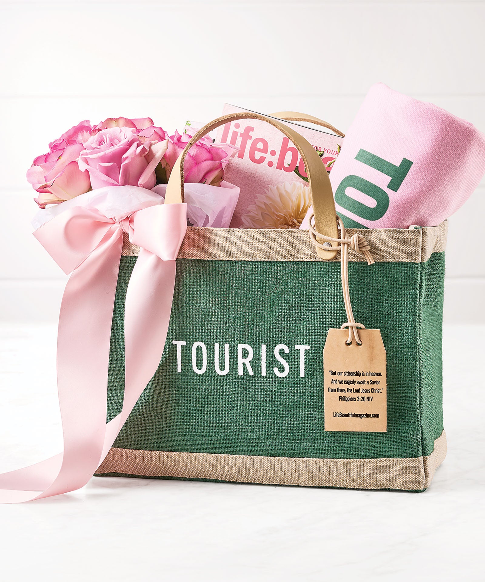 Petite Market Bag in Green
