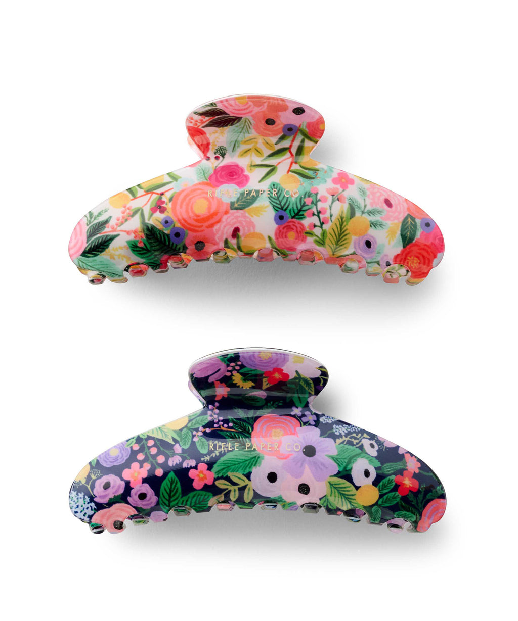 Garden Party Large Claw Clip Set