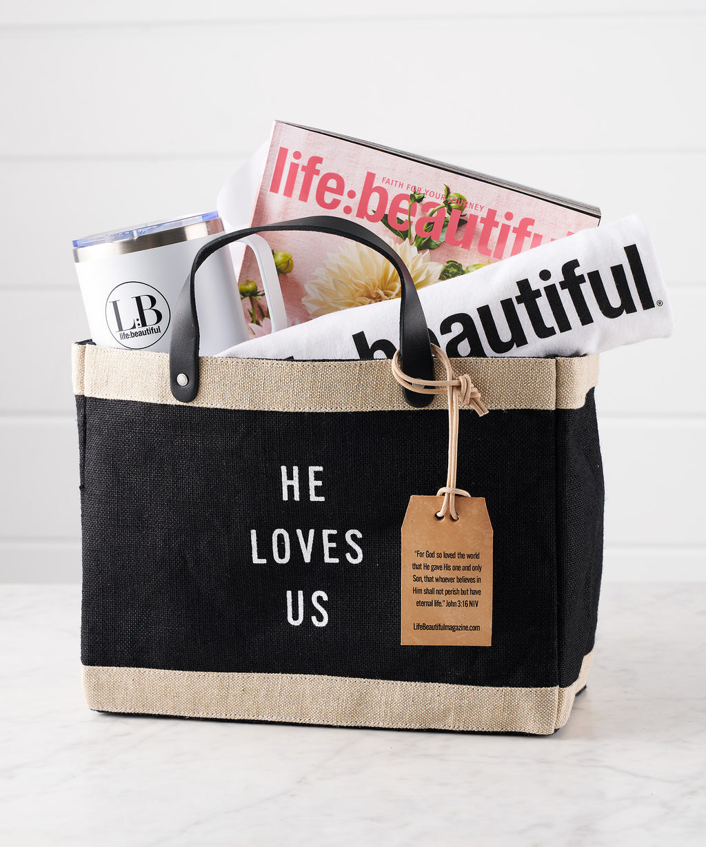 Petite Market Bag in Black