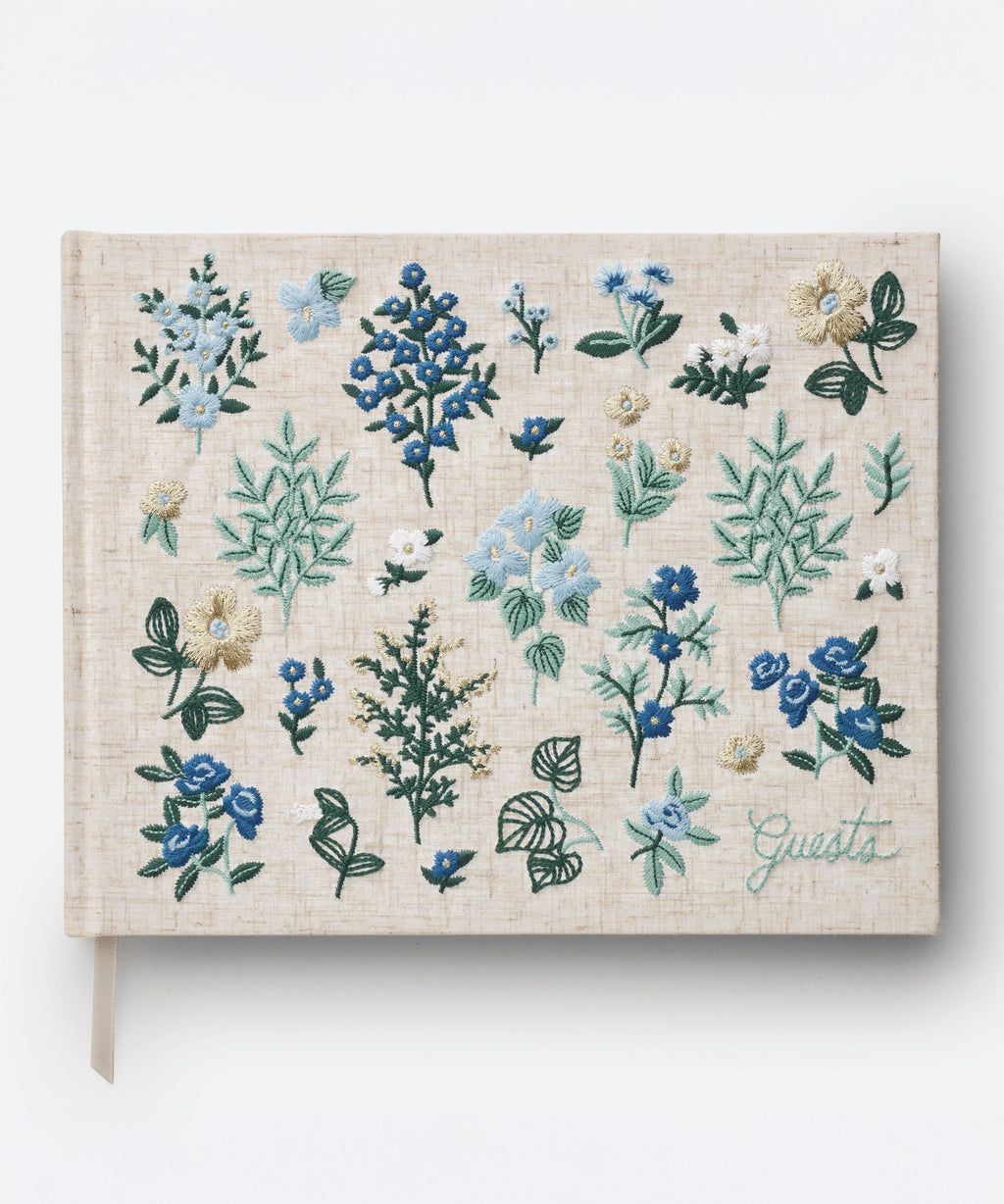 Wildwood Embroidered Guest Book