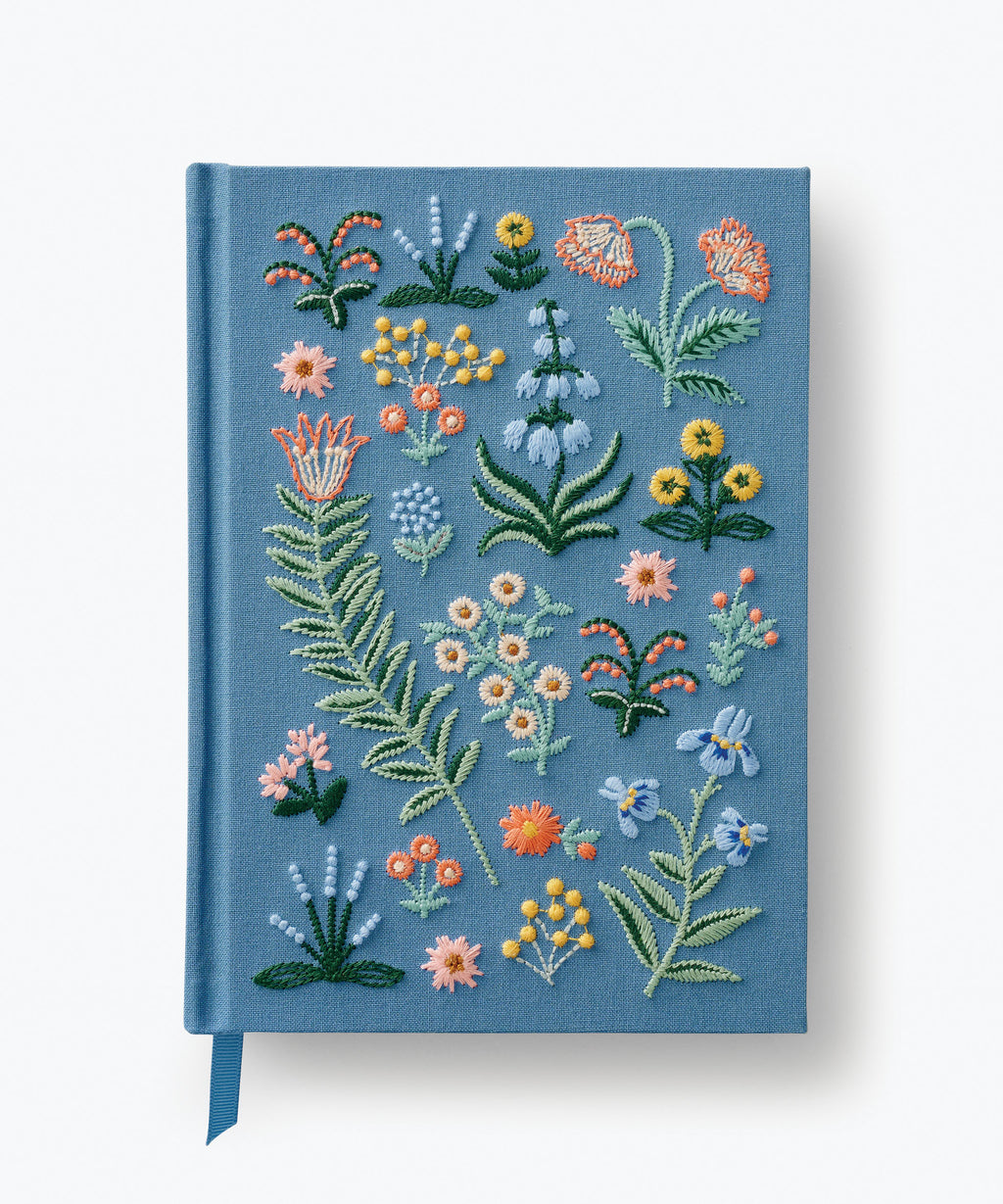 Menagerie Garden Embroidered Journal