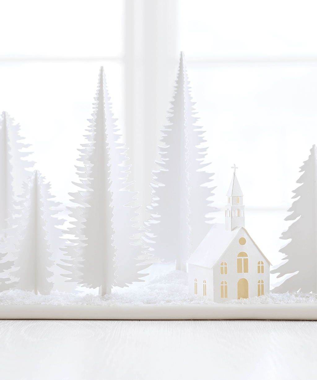 Handcrafted Christmas Scene