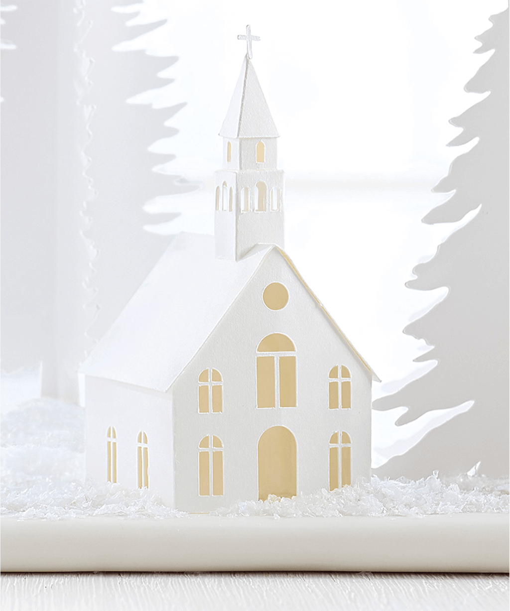Handcrafted Christmas Scene