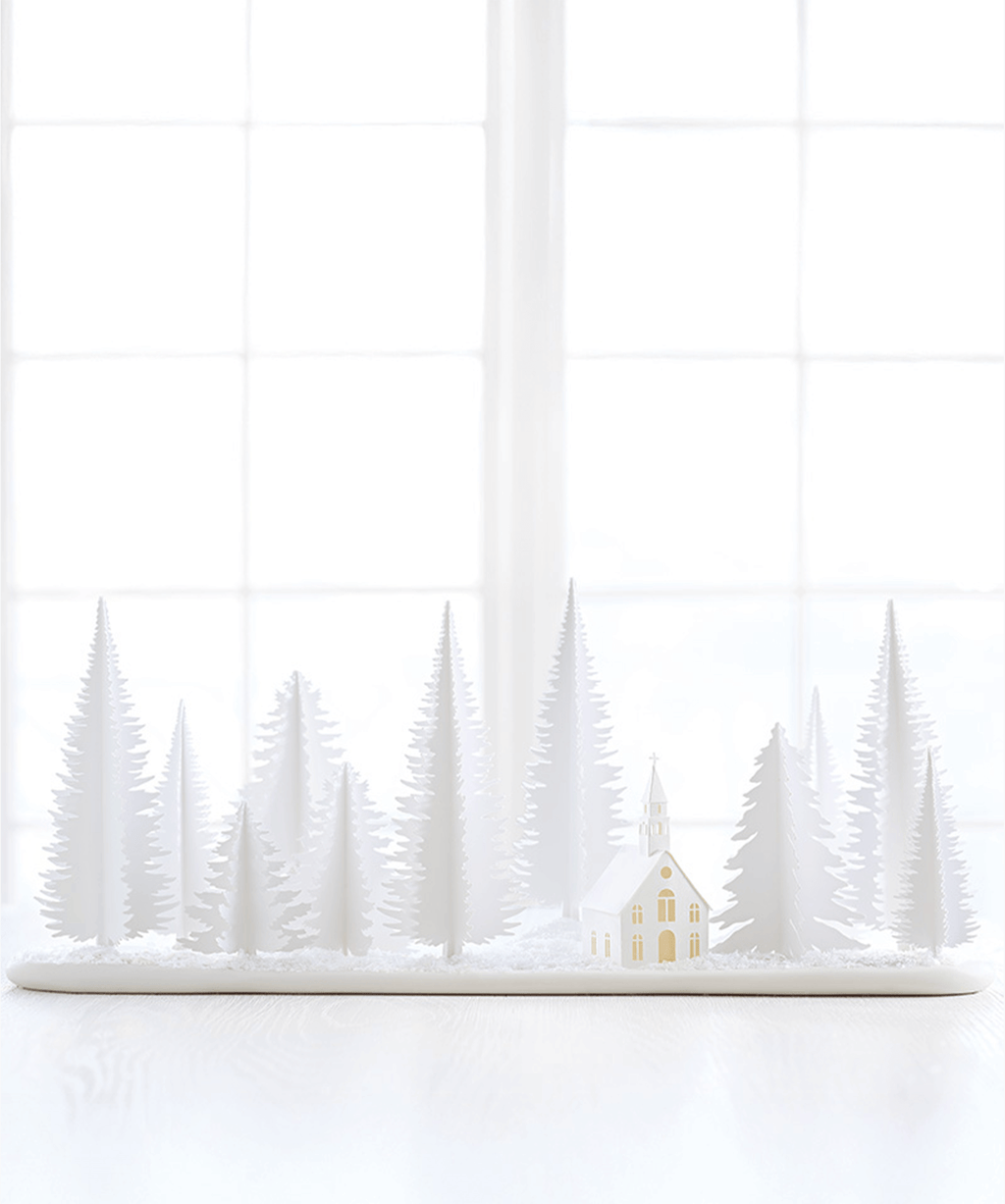 Handcrafted Christmas Scene