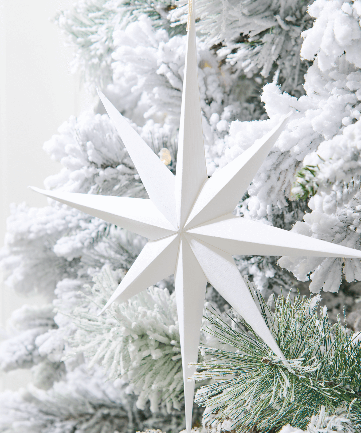 Paper Star Tree Ornament