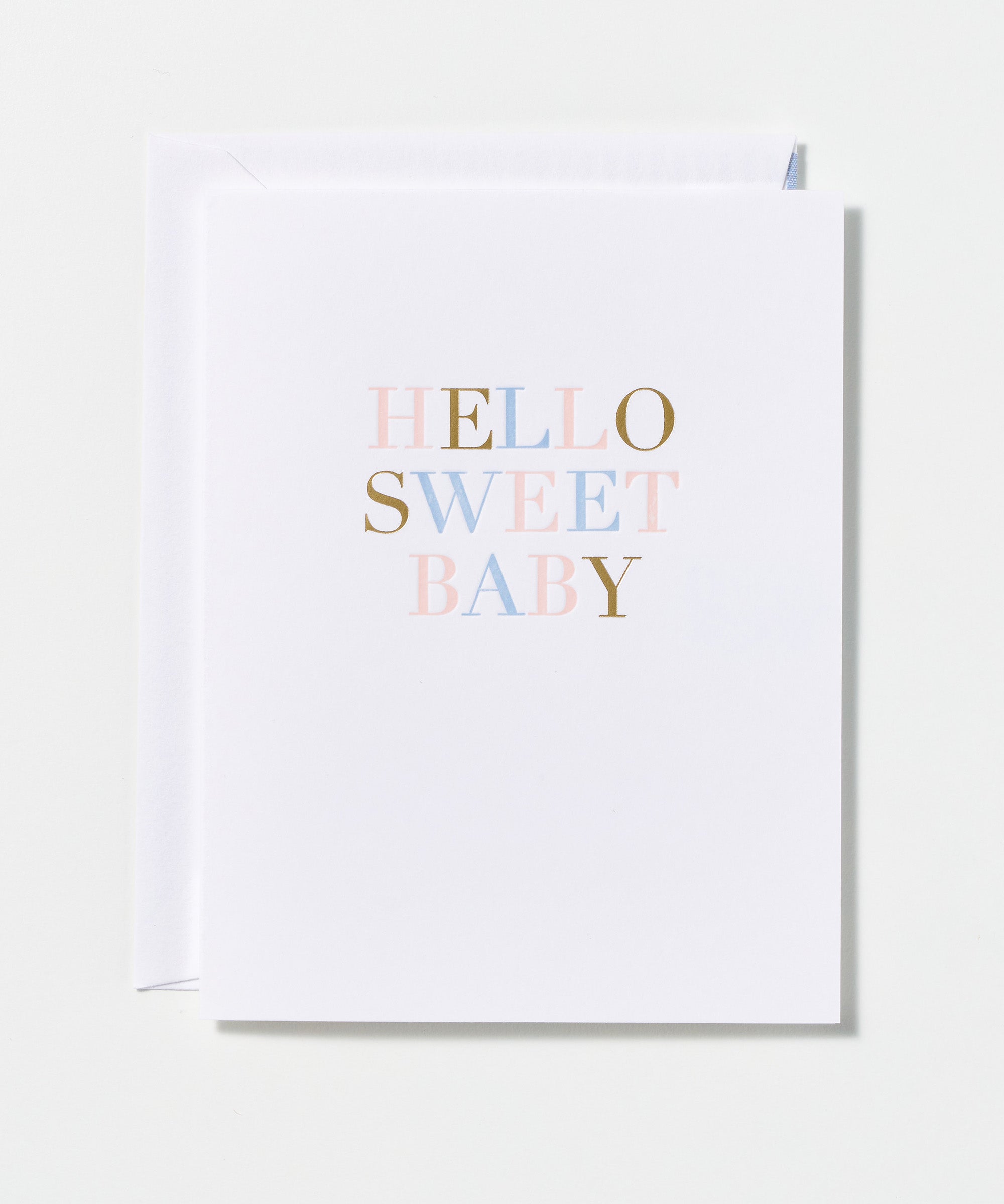 Hello Sweet Baby Card