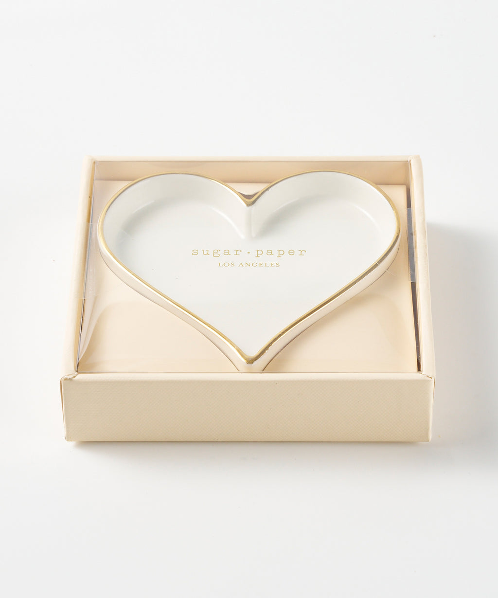 Trinket Tray, Bordered Heart