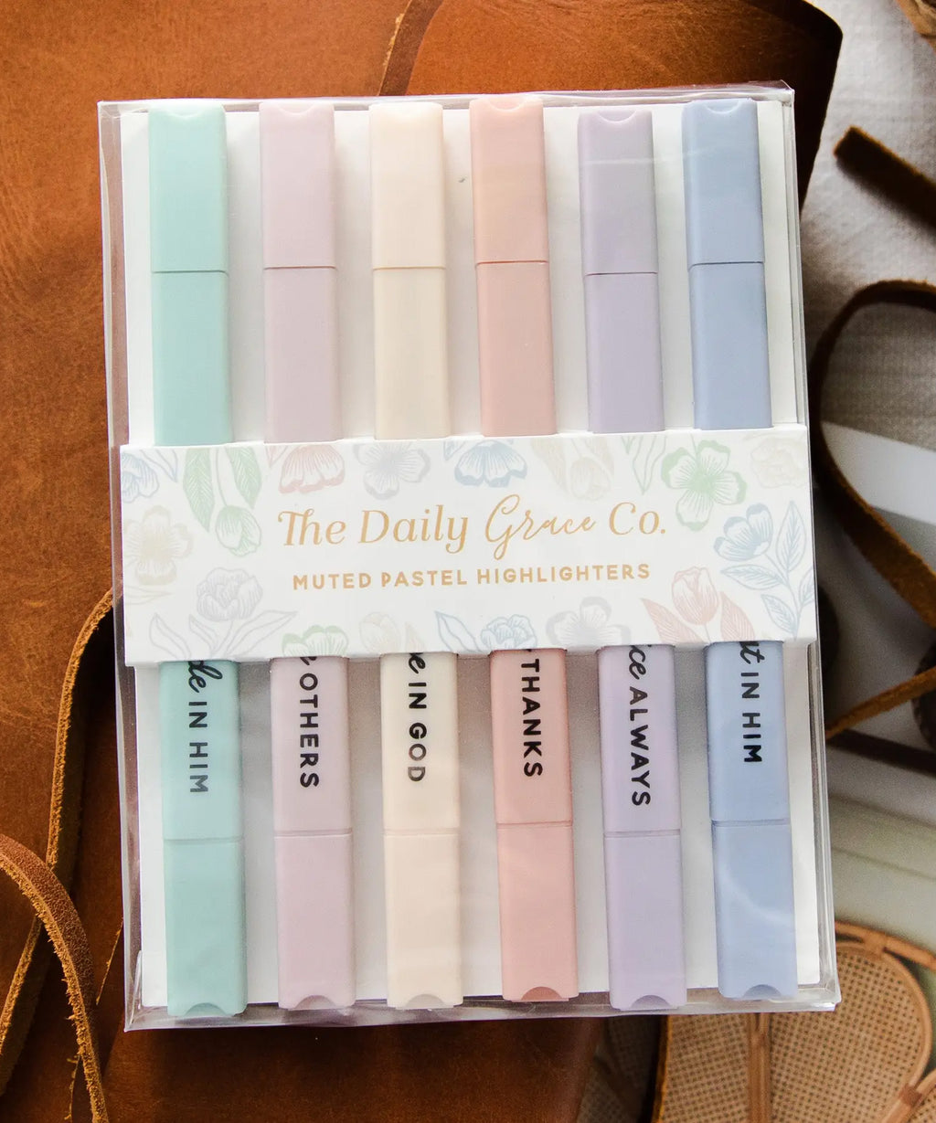 Muted Pastel Highlighter Set