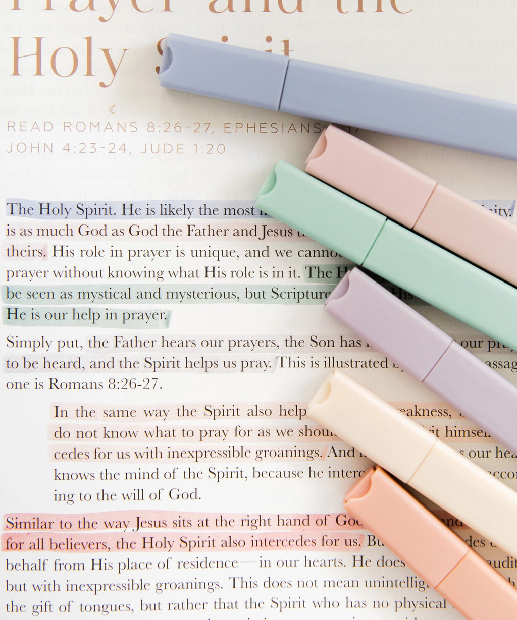 Muted Pastel Highlighter Set