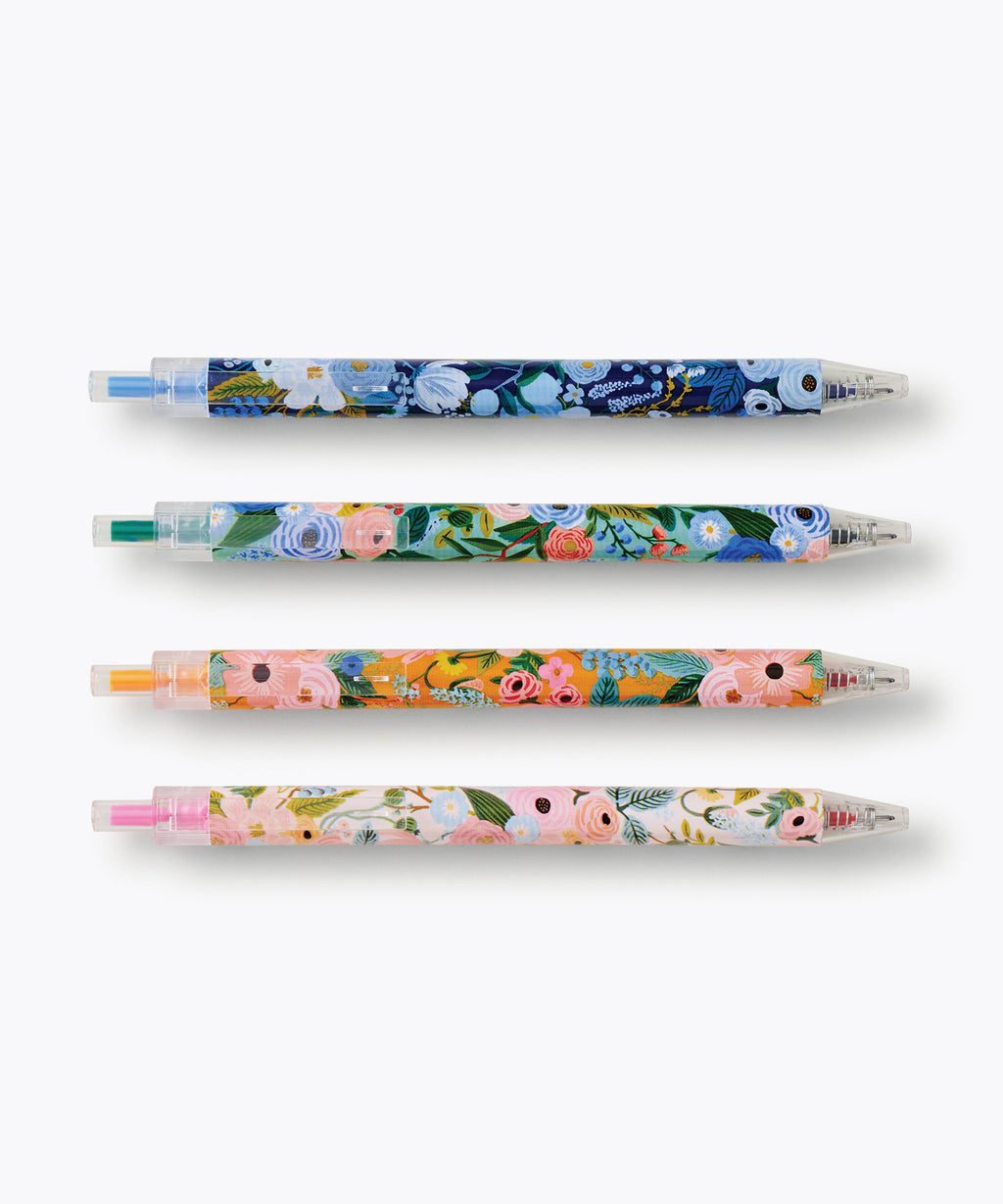 Garden Party Gel Pen Set of 4