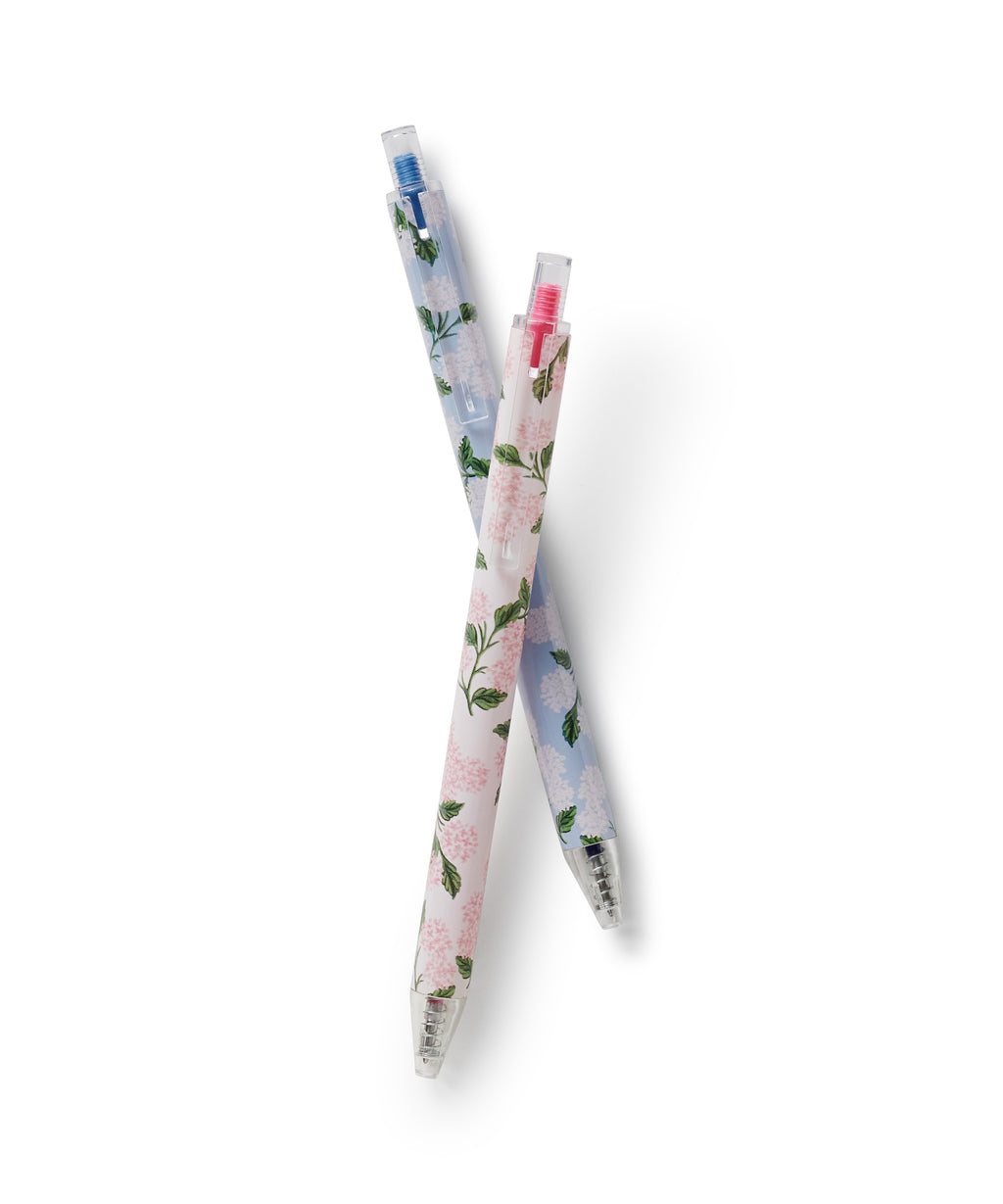 Hydrangea Gel Pen Set of 2