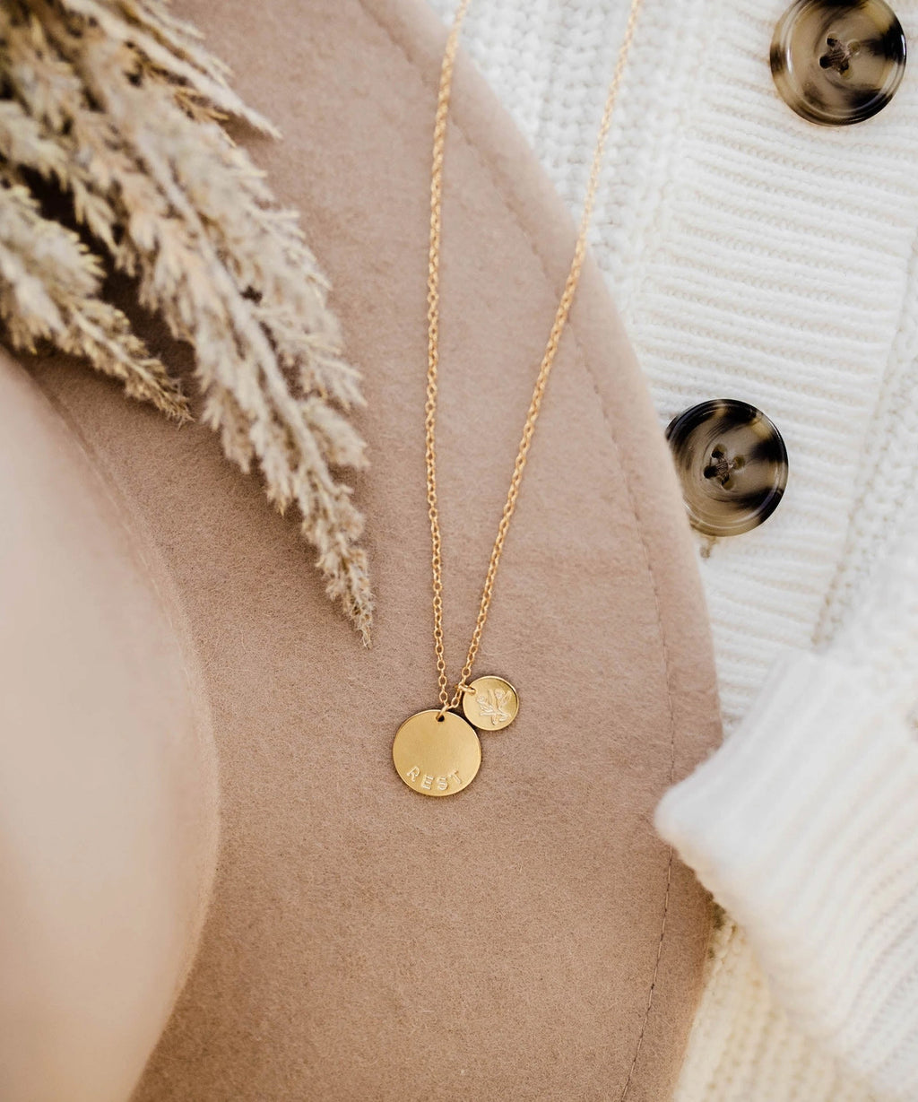Rest For This Season Necklace